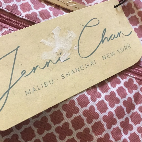 Jenni Chan Pink Geometric Tote Bag - Picture 8 of 13